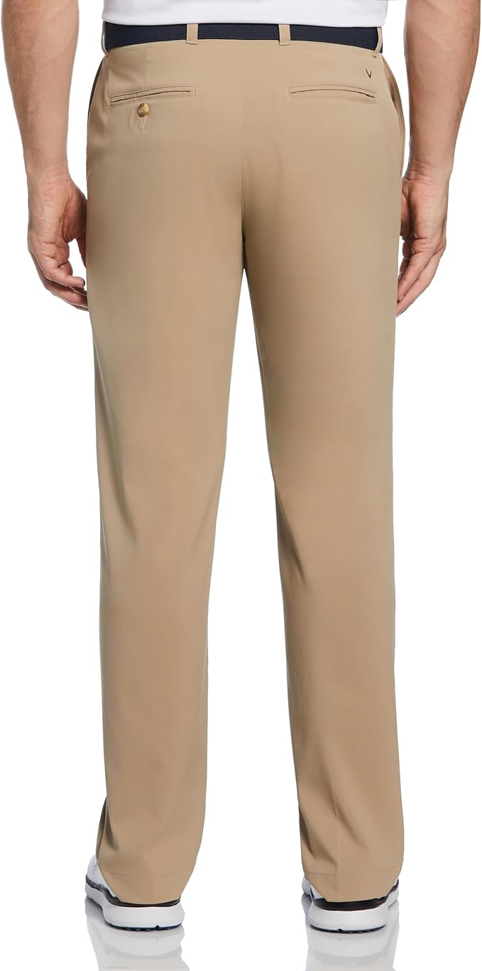 Callaway Golf Solid Color Flat Front Pant