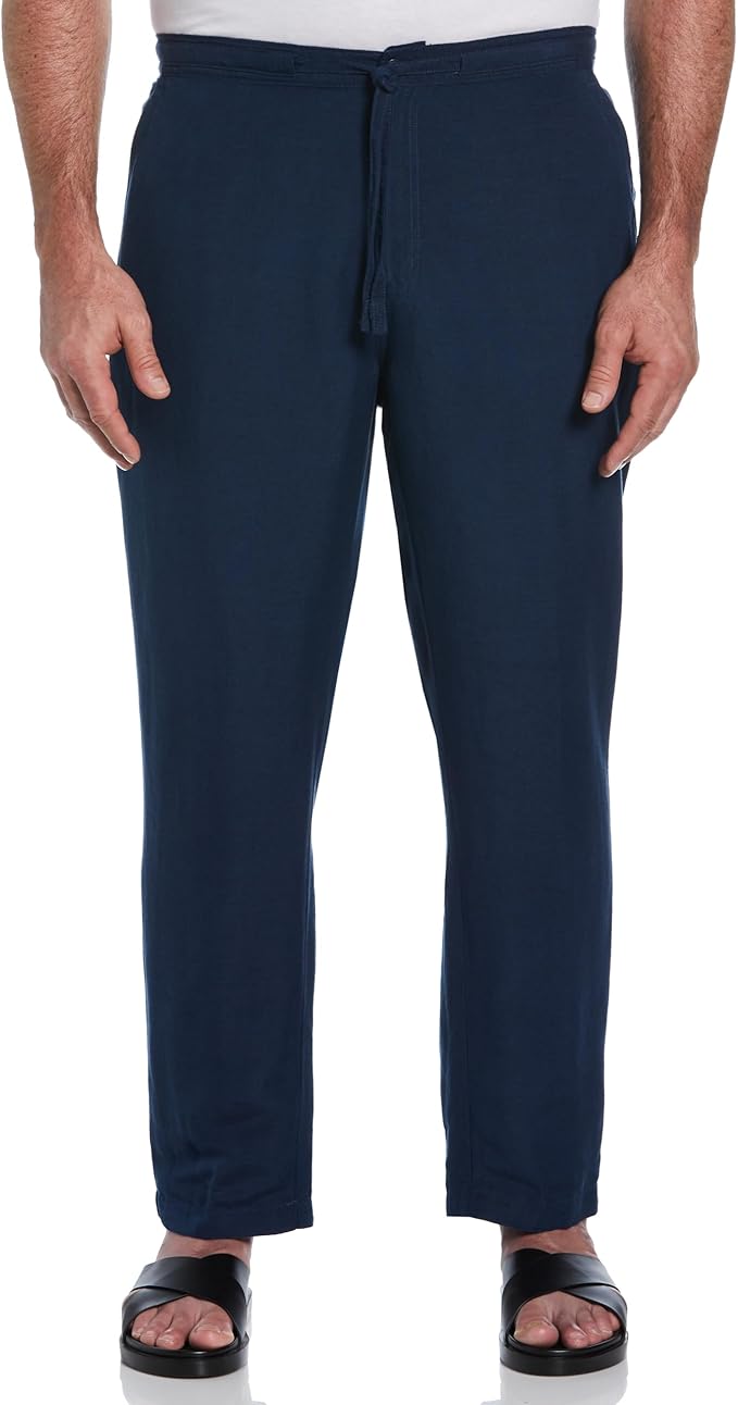 Cubavera Linen Blend Drawstring Pant