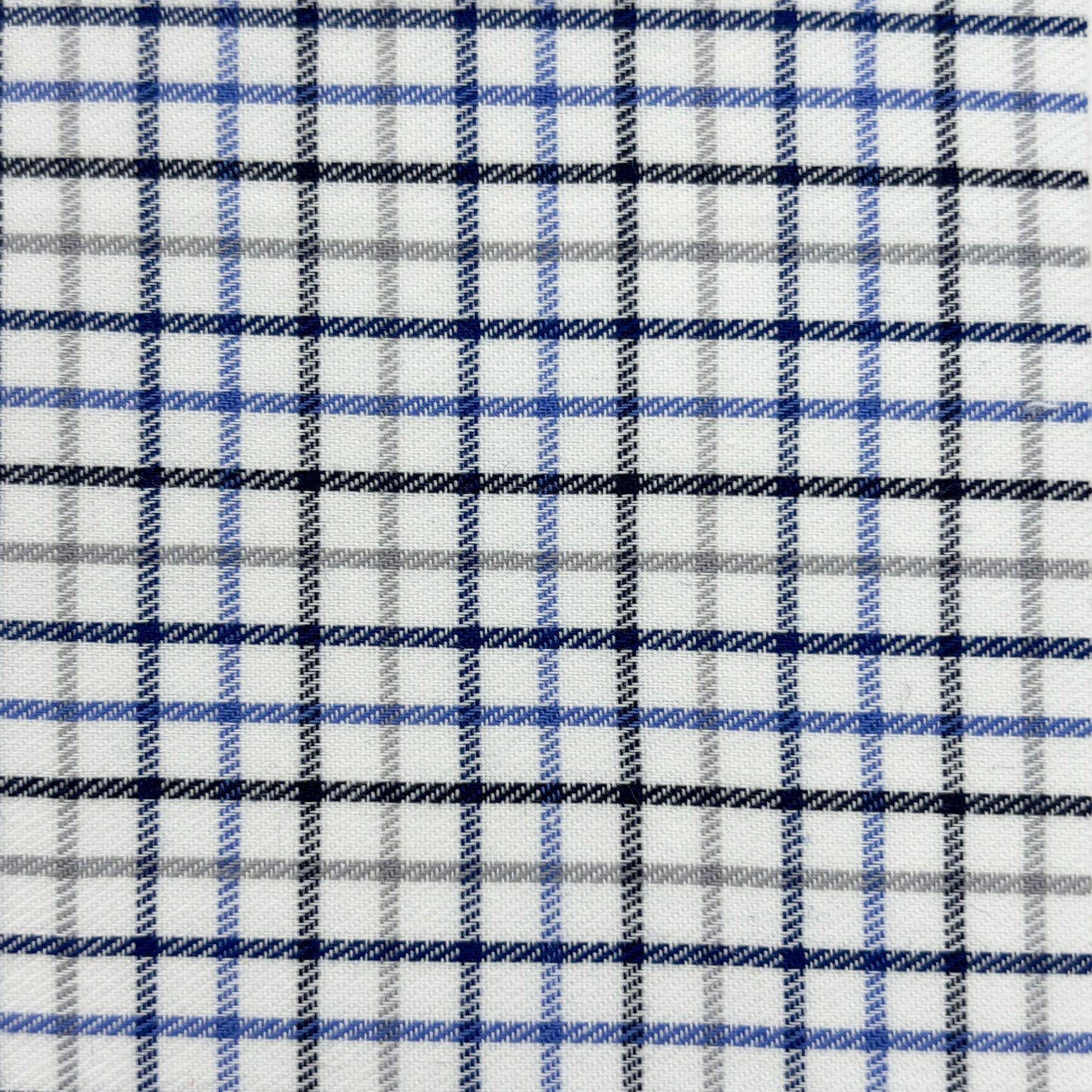 FX Fusion Short Sleeve Blue/Black/Grey Micro Check Sport Shirt
