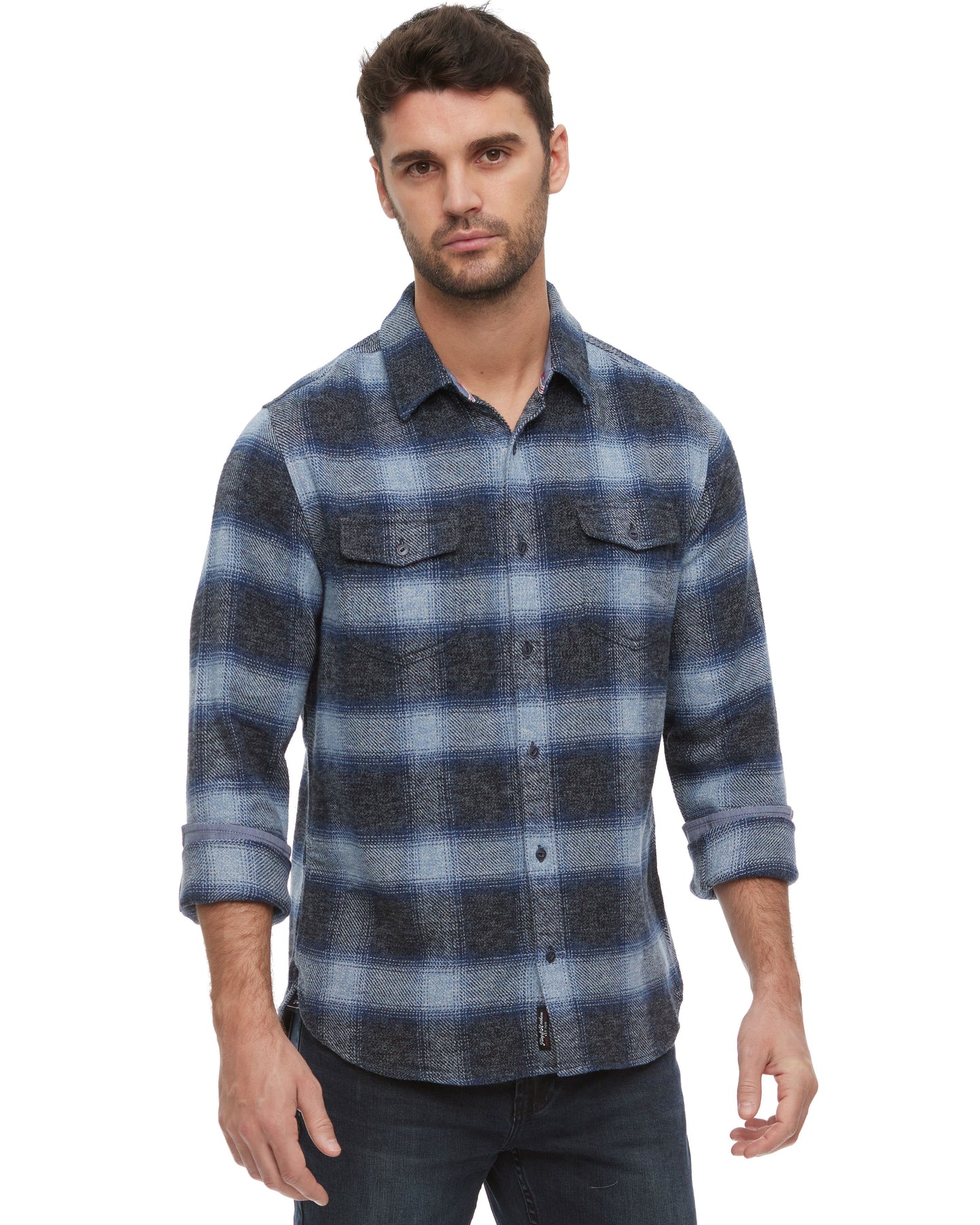 Flag & Anthem Wheatland Long Sleeve Stretch Flannel Shirt