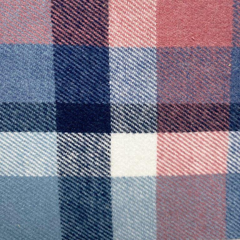 FX Fusion Pink/Blue/White Check Flannel Shirt