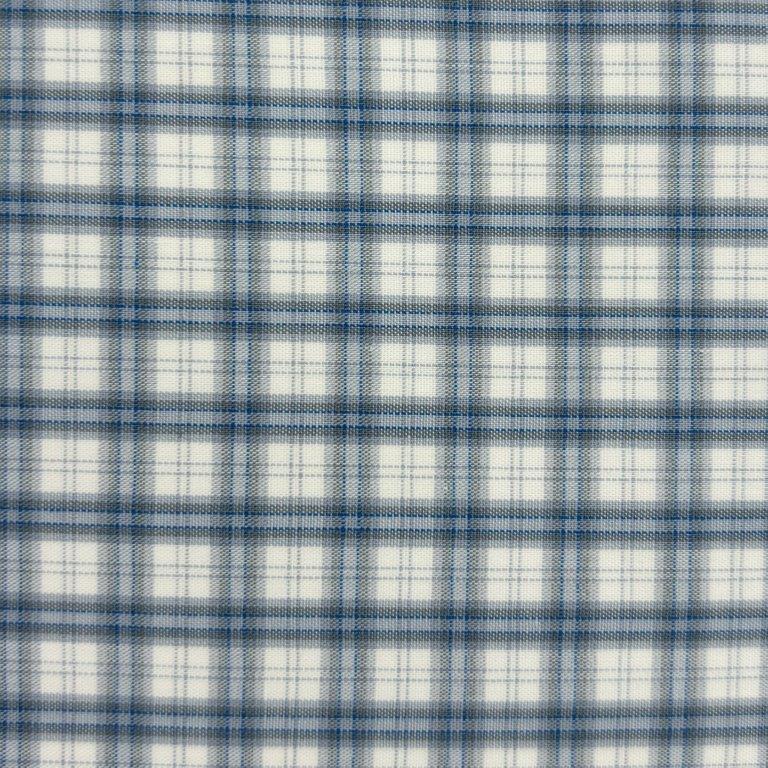 FX Fusion Long Sleeve Blue/White Multi Check Tall Size Sport Shirt