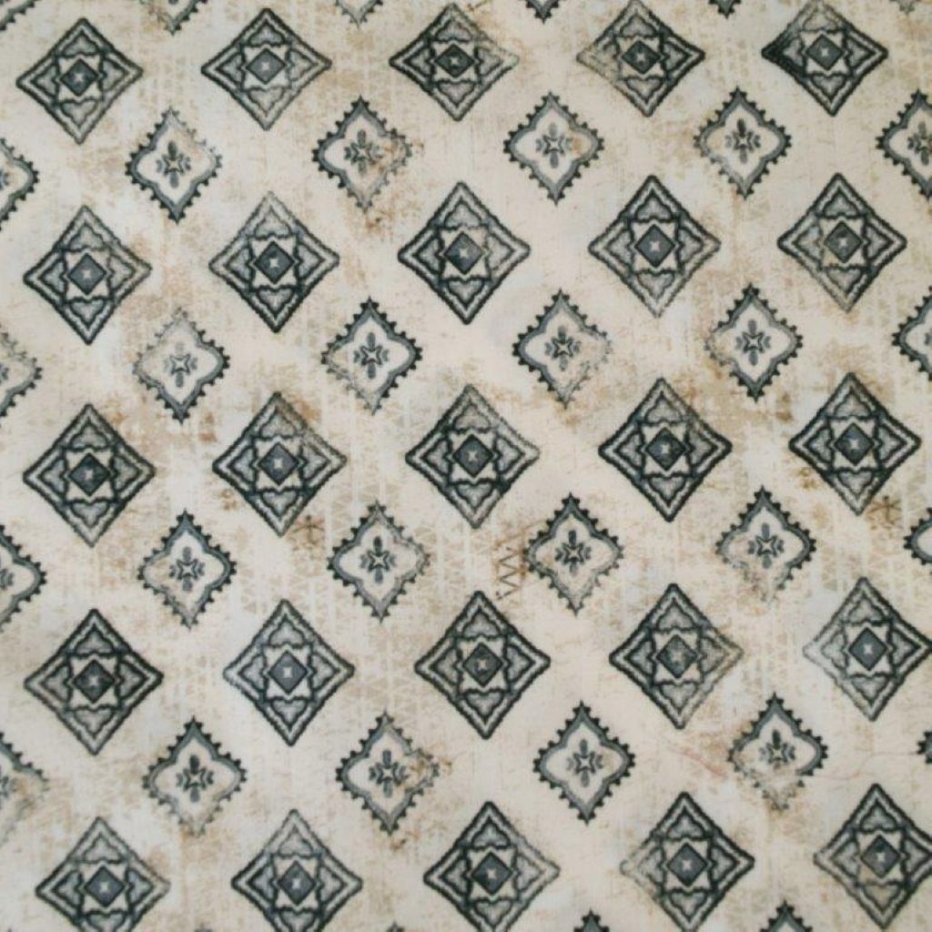 FX Fusion Short Sleeve 'Mini Medallion' Print Poplin Sateen Sport Shirt