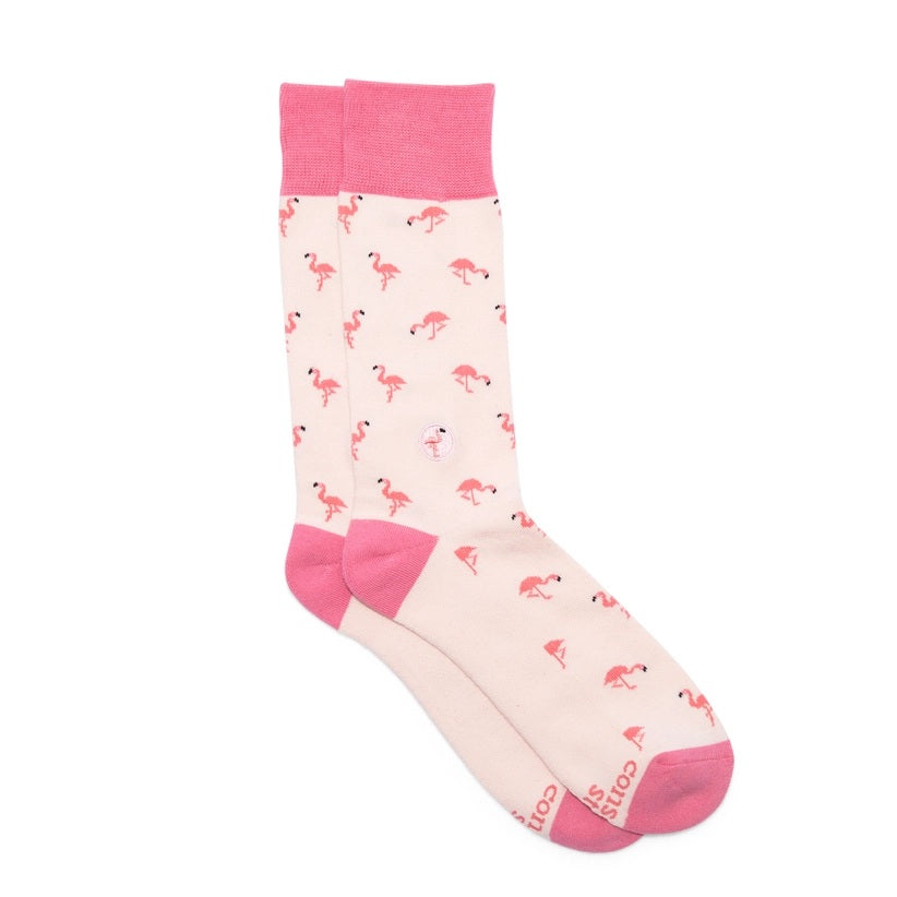 Conscious Step Socks that Protect Flamingos