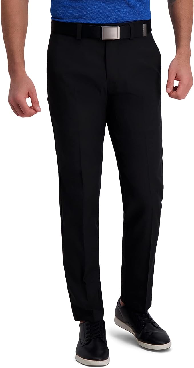 Haggar Cool Right Straight Fit Flat Front Big Size Pant