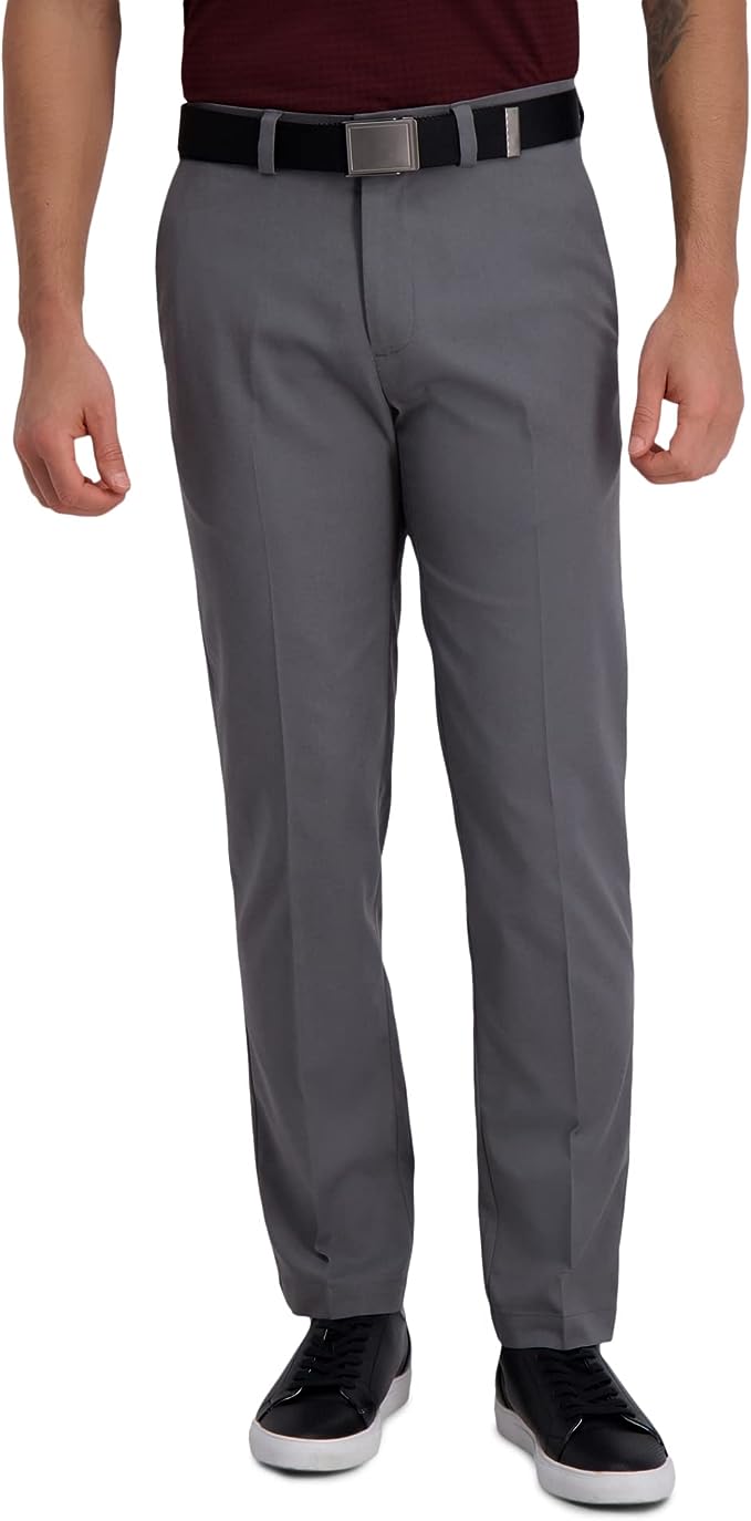 Haggar Cool Right Straight Fit Flat Front Big Size Pant