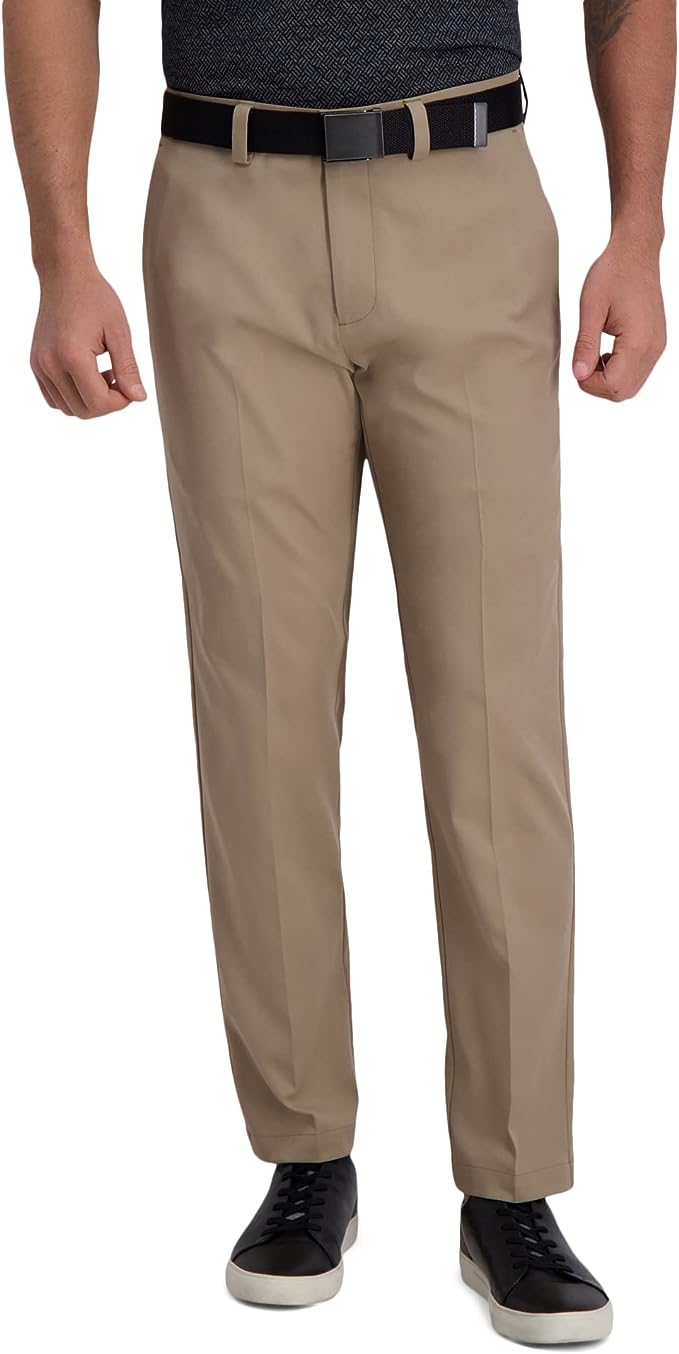 Haggar Cool Right Straight Fit Flat Front Big Size Pant