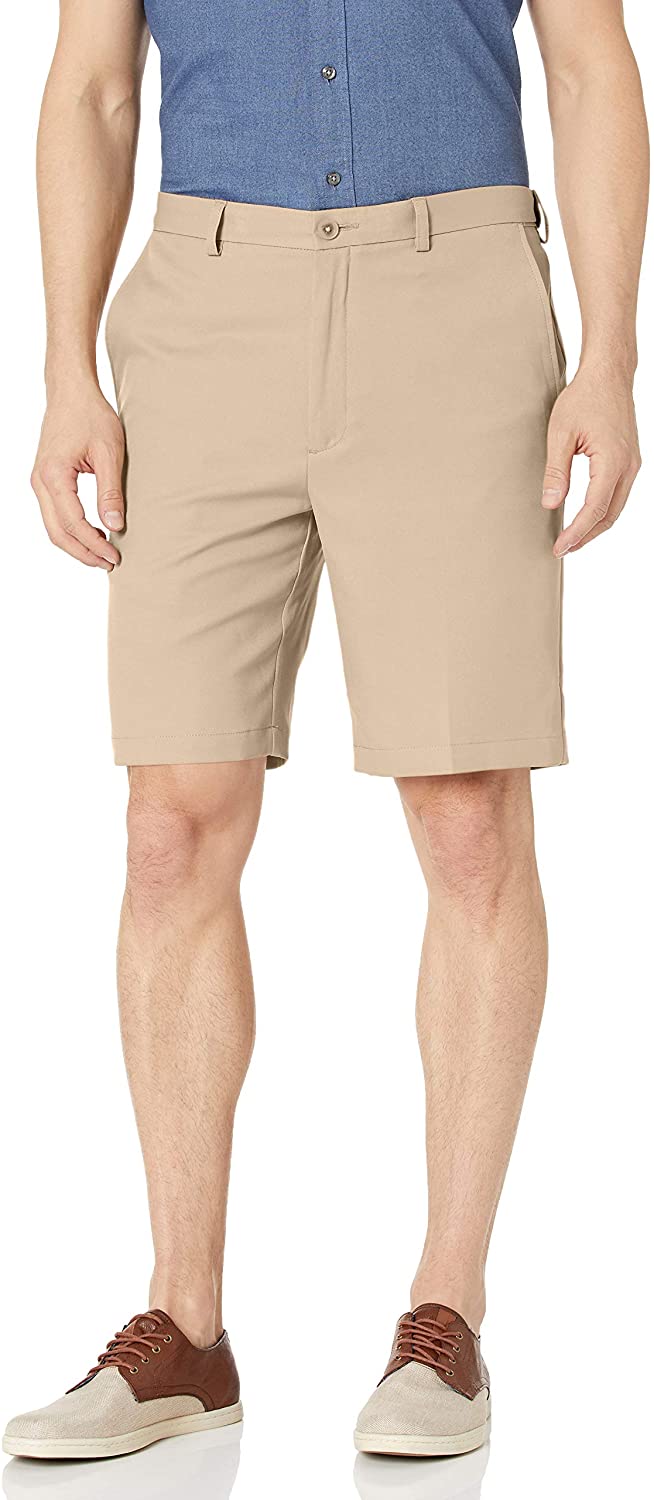 Haggar Cool 18 Pro Regular Fit Flat Front Short