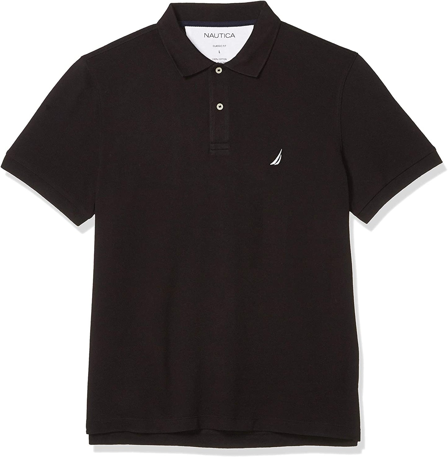 Nautica Short Sleeve Cotton Pique Deck Polo Shirt