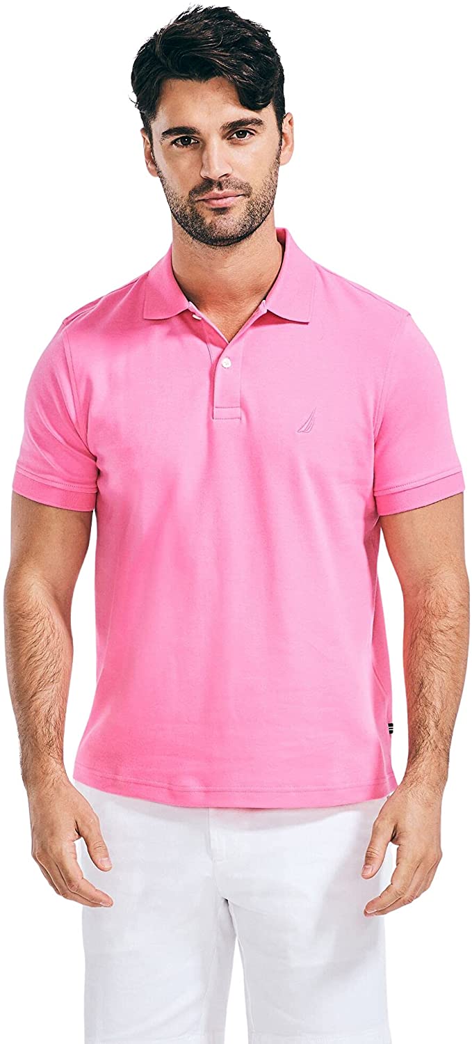 Nautica Short Sleeve Premium Soft Cotton Polo Shirt