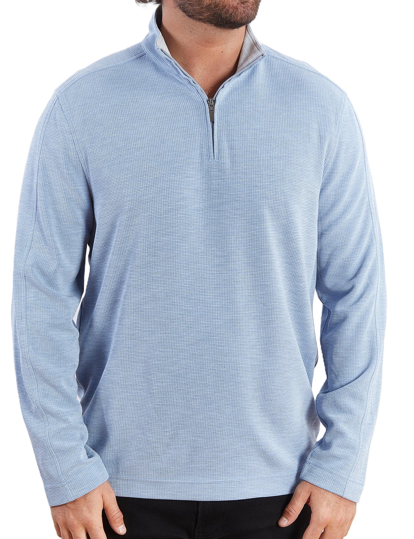 Nicoby Fiji Waffle 1/4 Zip Sweater