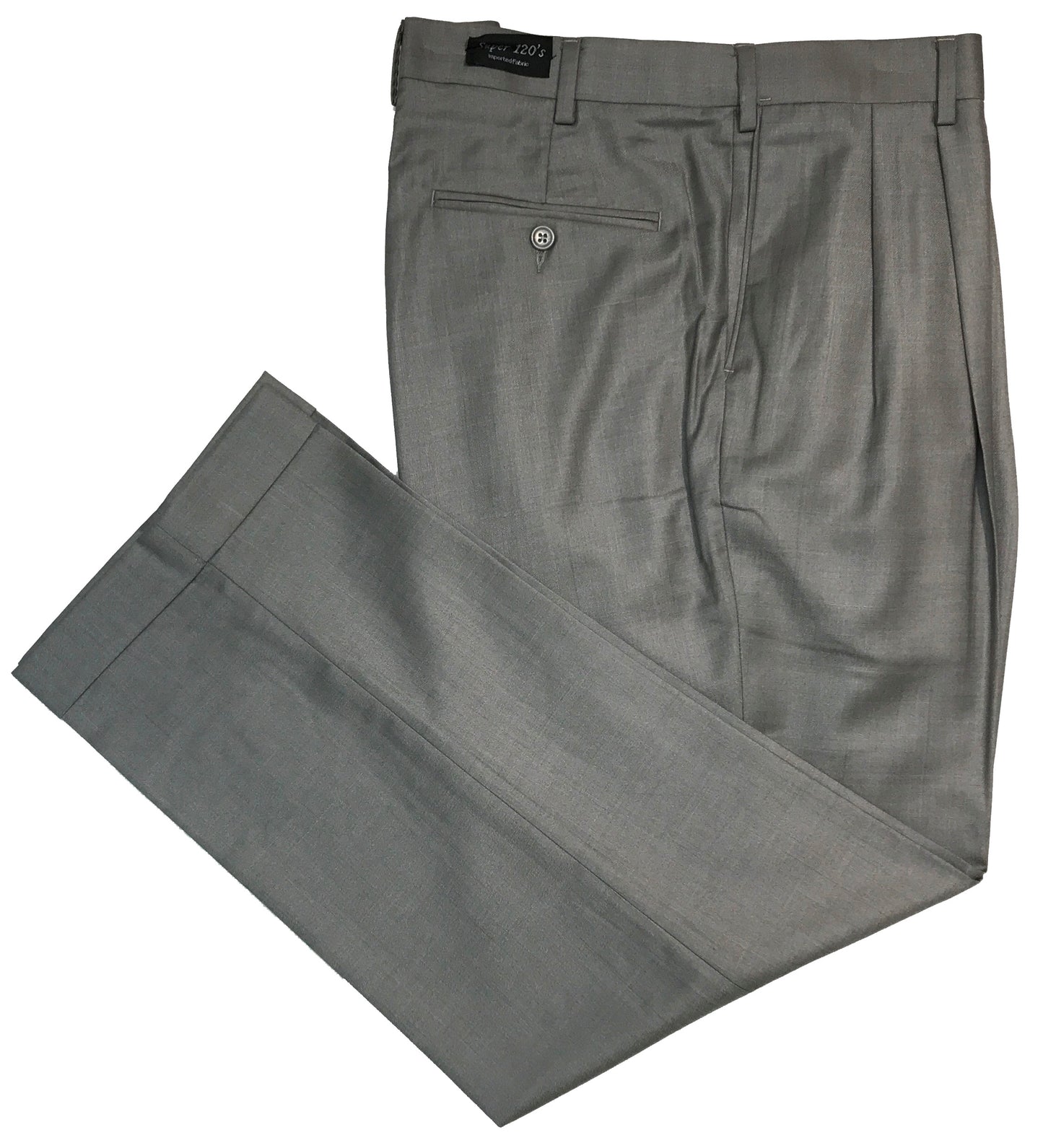 Giorgio De Paoli Microfiber Pleated Front Dress Pants