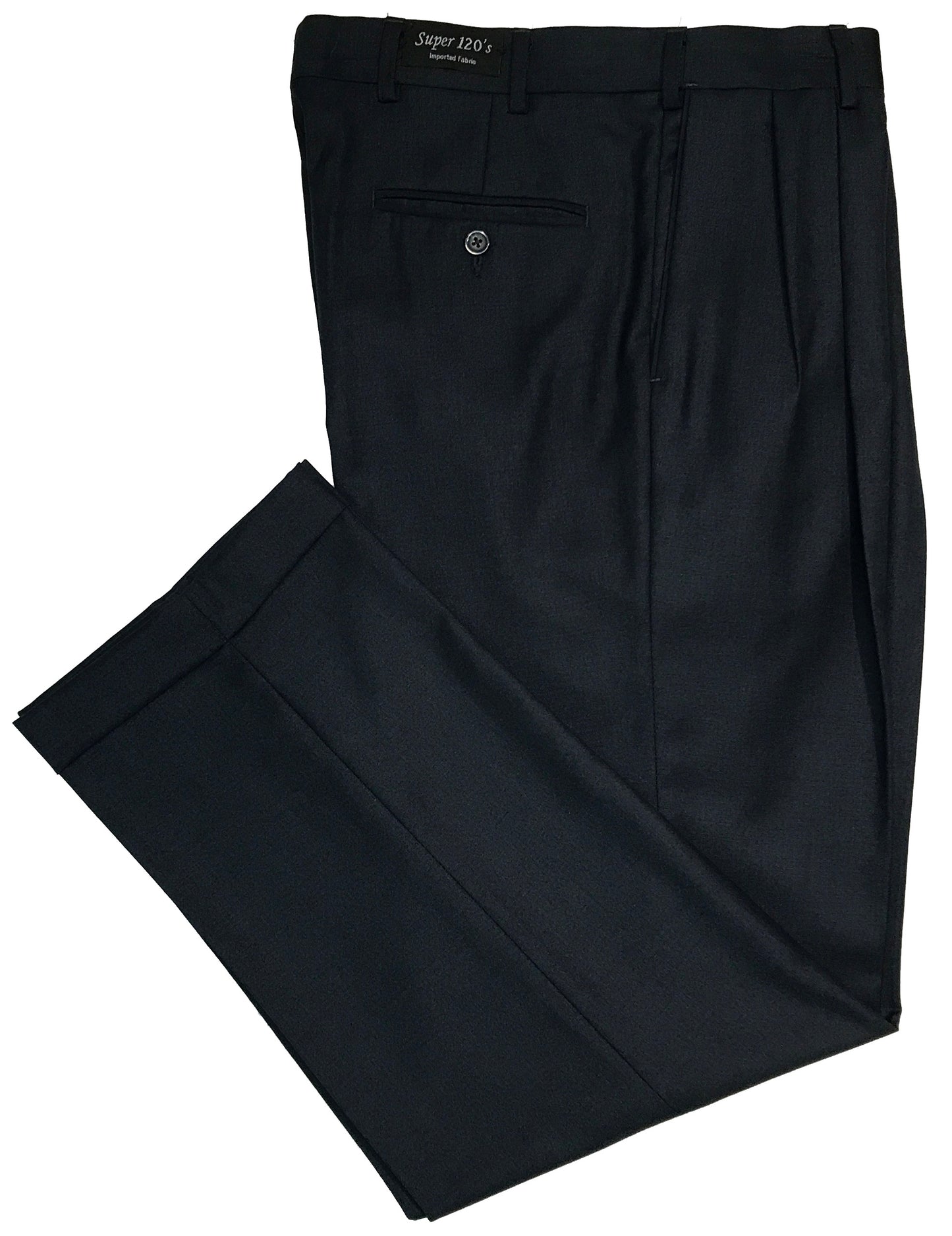 Giorgio De Paoli Microfiber Pleated Front Dress Pants