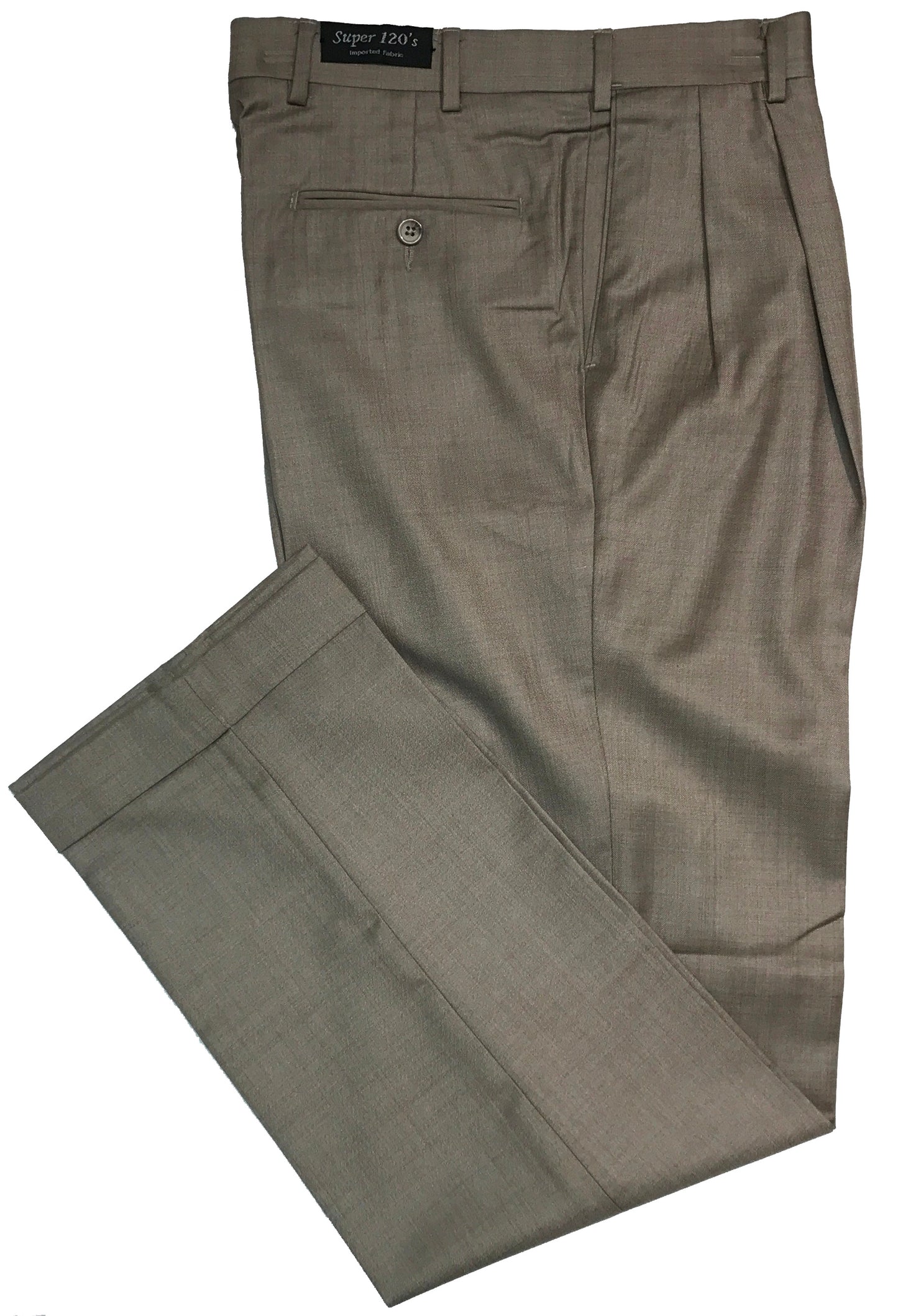 Giorgio De Paoli Microfiber Pleated Front Dress Pants