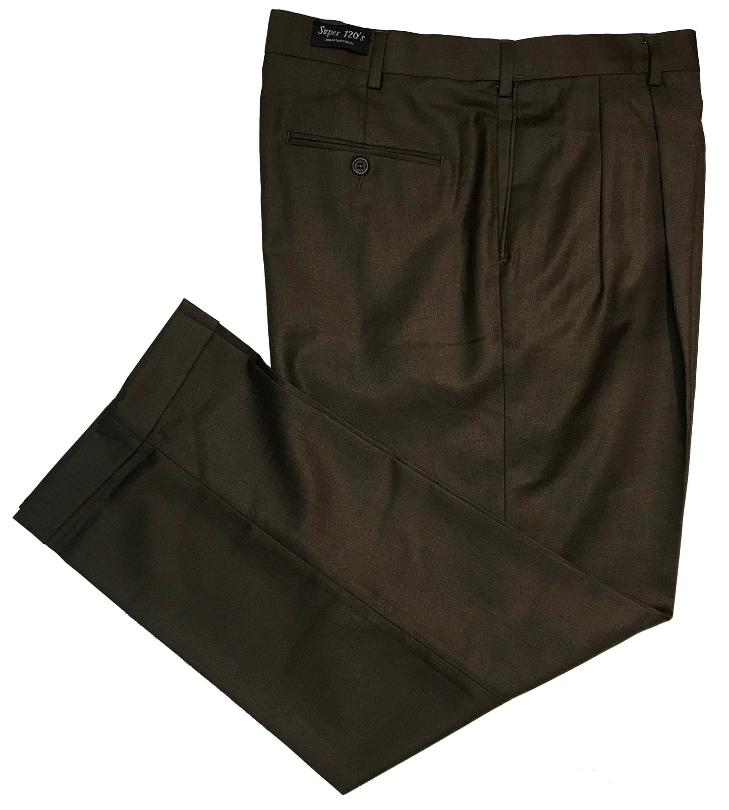 Giorgio De Paoli Microfiber Pleated Front Dress Pants