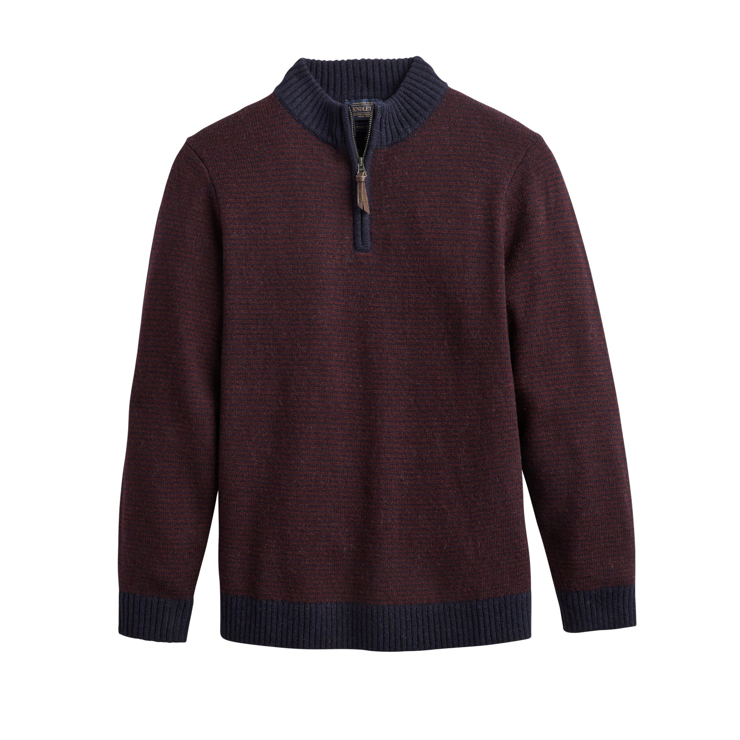 Pendleton 100% Wool Shetland 1/4 Zip Sweater