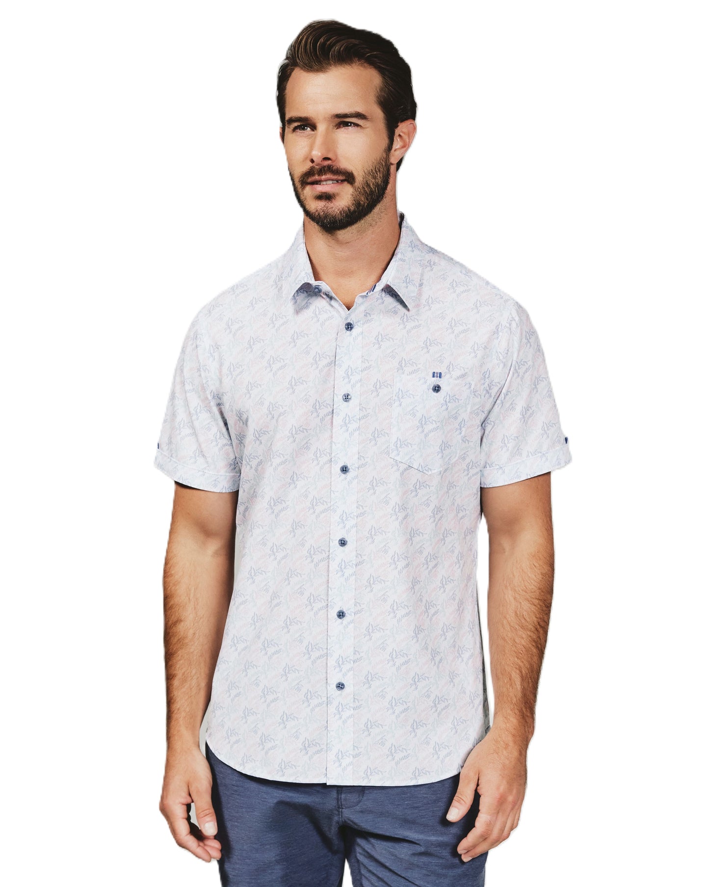 7 Diamonds Rubens 4-Way Stretch Short Sleeve Shirt