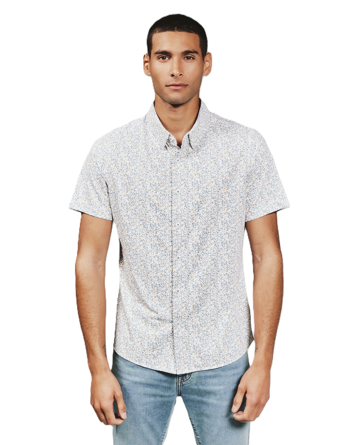 7 Diamonds Mercer 4-Way Stretch Short Sleeve Shirt