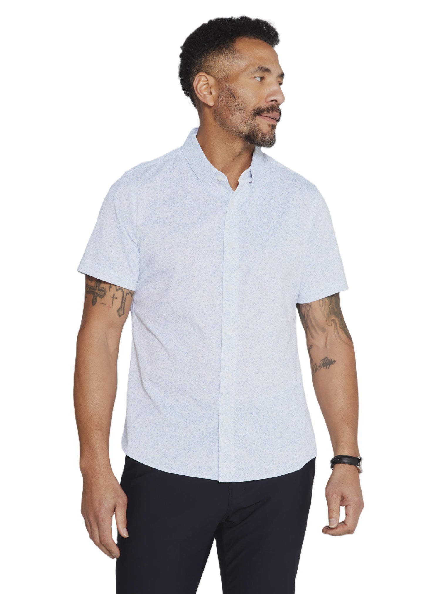 7 Diamonds Velora 4-Way Stretch Short Sleeve Shirt