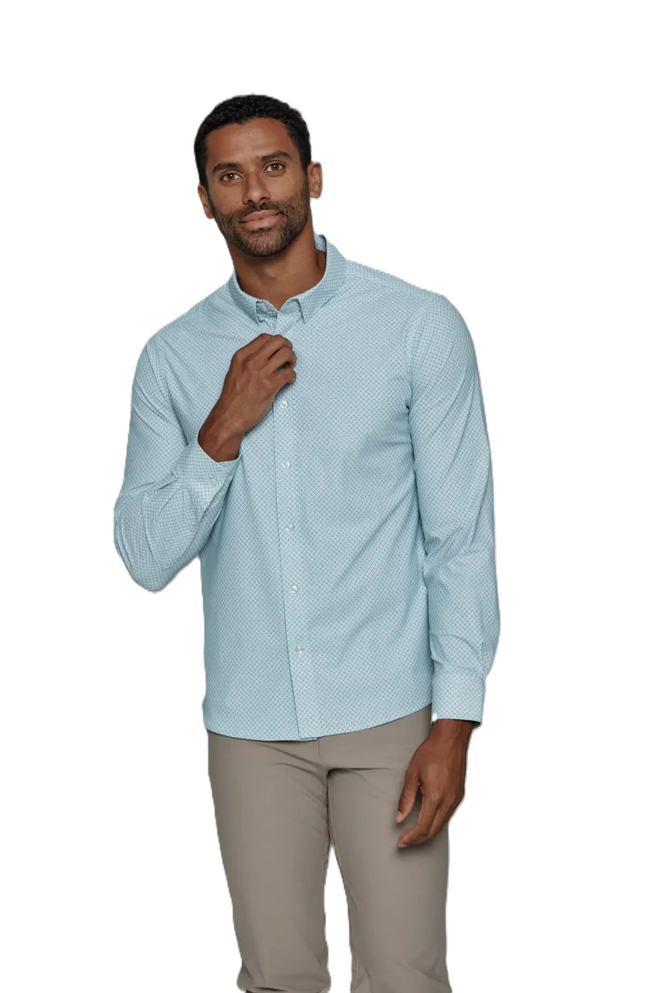 7 Diamonds Affleck 4-Way Stretch Long Sleeve Shirt