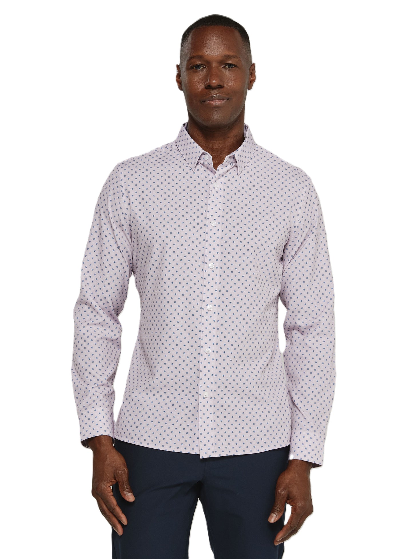 7 Diamonds Amis 4-Way Stretch Long Sleeve Shirt