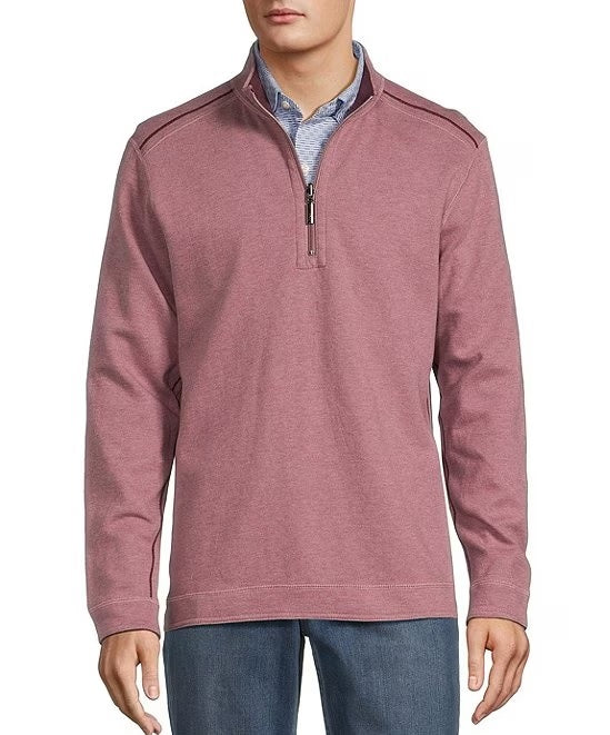 Tommy Bahama Flipfield Half Zip Reversible Sweater