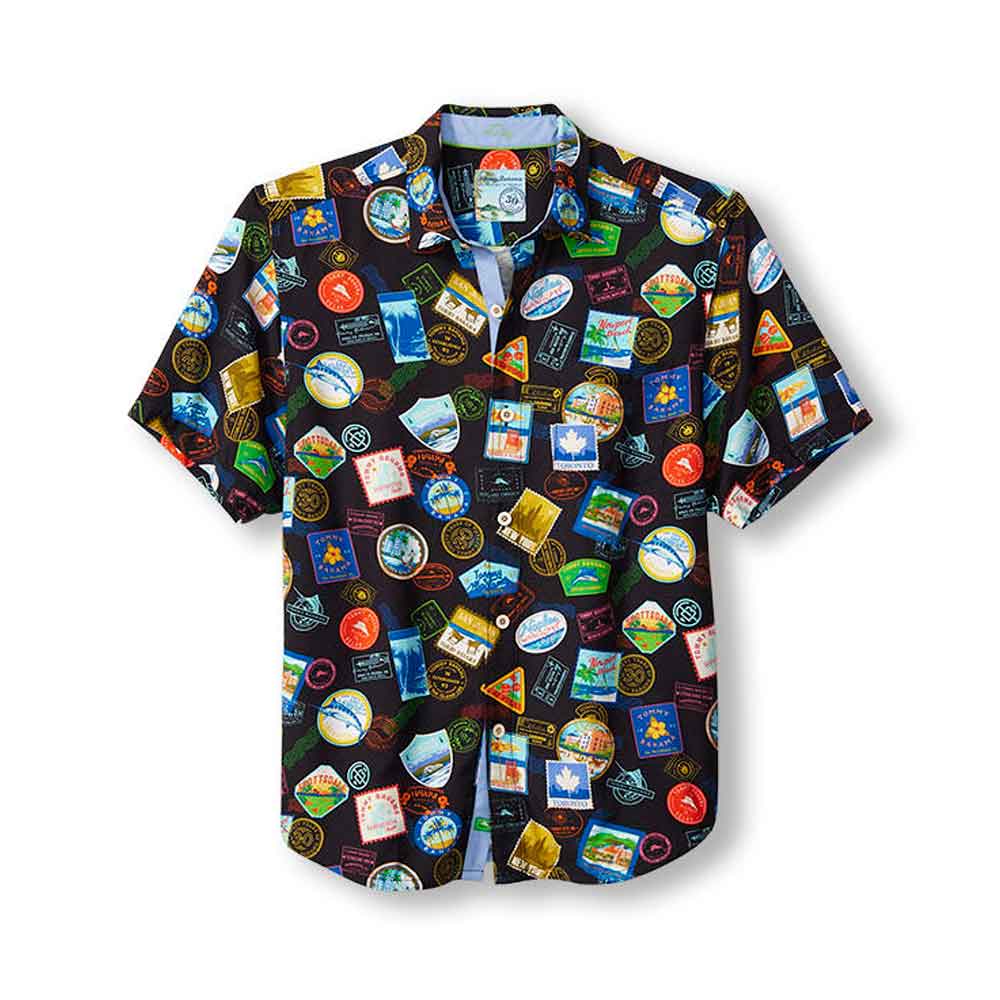 Tommy Bahama Veracruz Cay Tropic Travels Camp Shirt