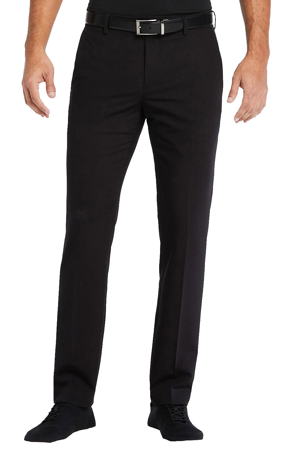 Savane Slim Fit 4-Way Stretch Flat Front Dress Pant