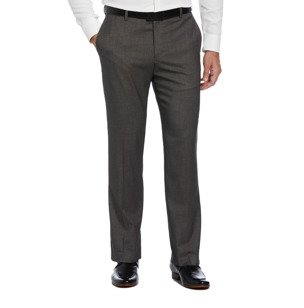 Savane Straight Fit Performance Flat Front Dress Pant