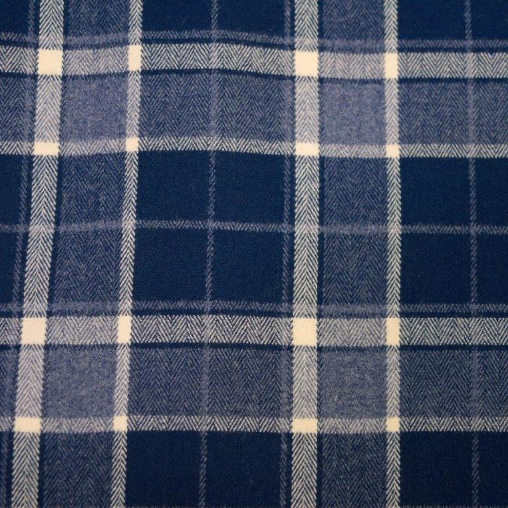 Trend by Fusion Long Sleeve Dark Teal Plaid Stretch Sport Shirt