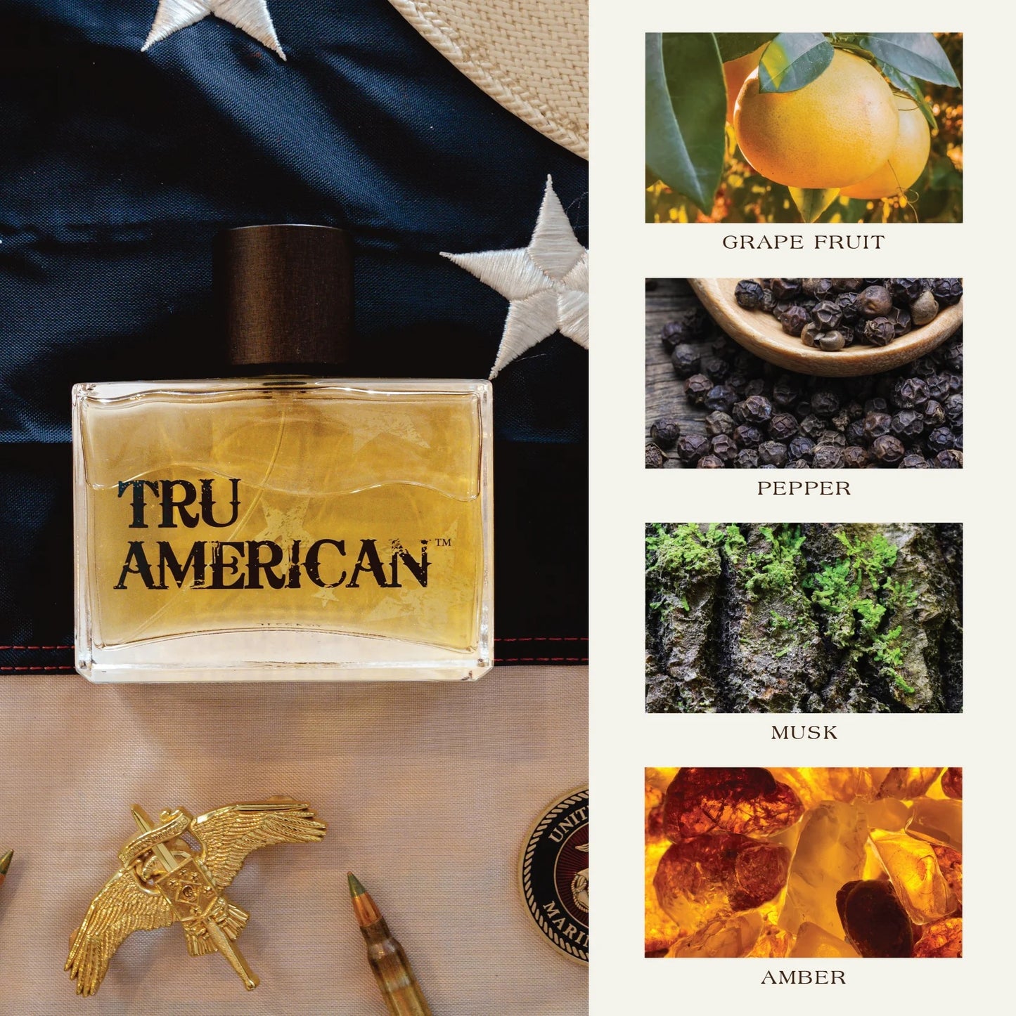 Tru American 3.4 oz Spray Cologne