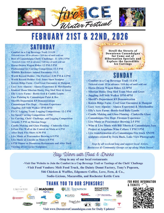 Two days until the Fire & Ice Festival hits Main Street.