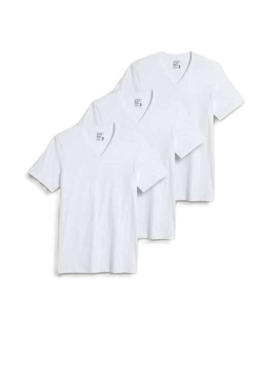 Jockey 100% Cotton Classic V-Neck T-Shirt (3 Pack)
