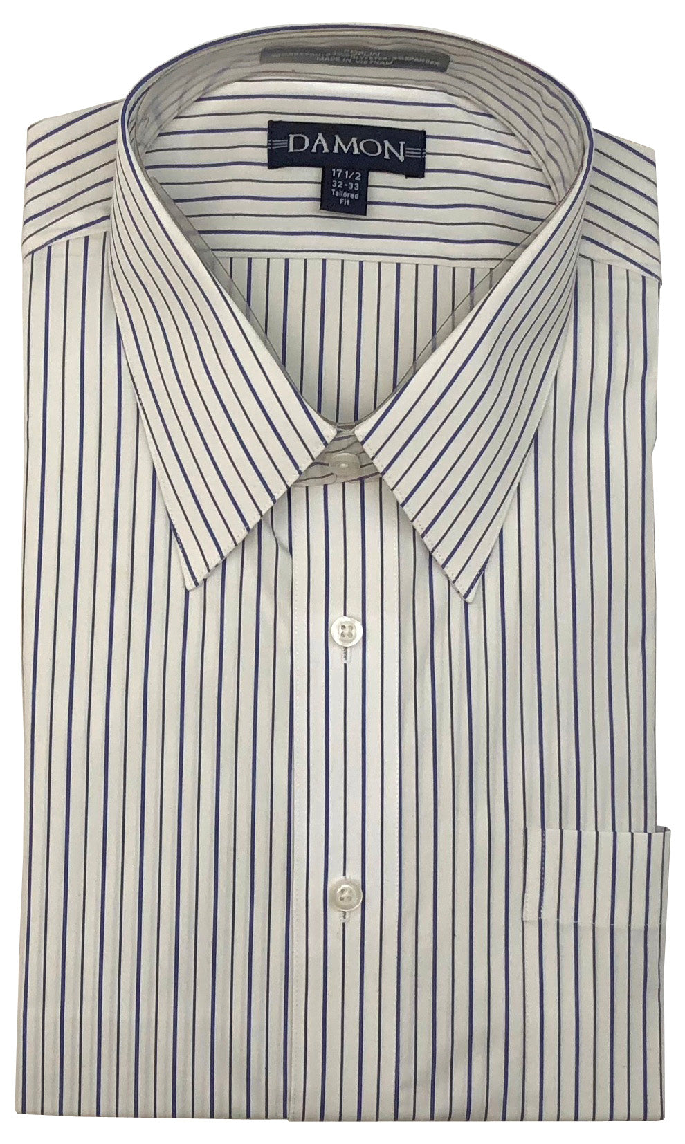 Damon Ultra Poplin Multi Stripe Long Sleeve Dress Shirt – Dick Anthony Ltd.