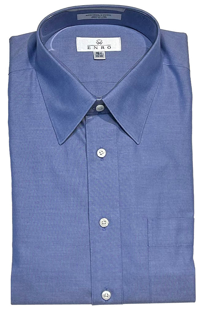 Enro Point Collar Non-Iron Long Sleeve Dress Shirt – Dick Anthony Ltd.
