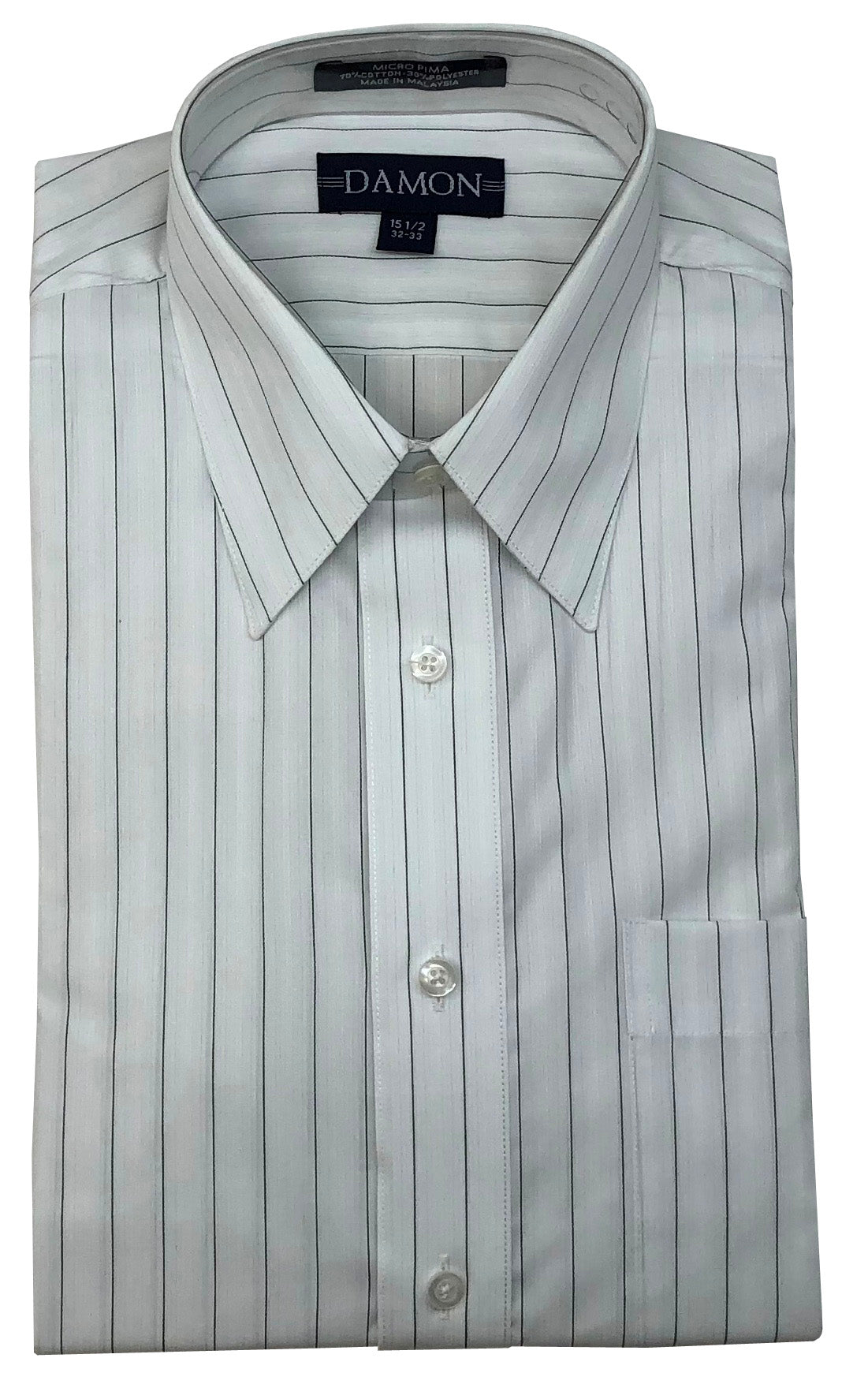 Damon Micro Pima Multi Stripe Long Sleeve Dress Shirt – Dick Anthony Ltd.