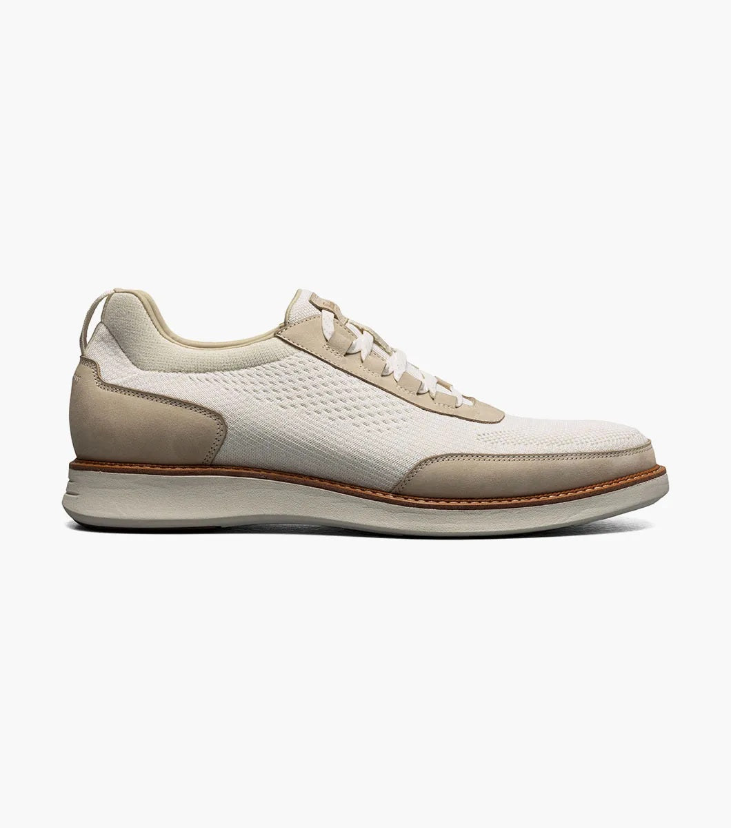 Florsheim Launch Knit Elastic Lace Moc Toe Slip On - Ice