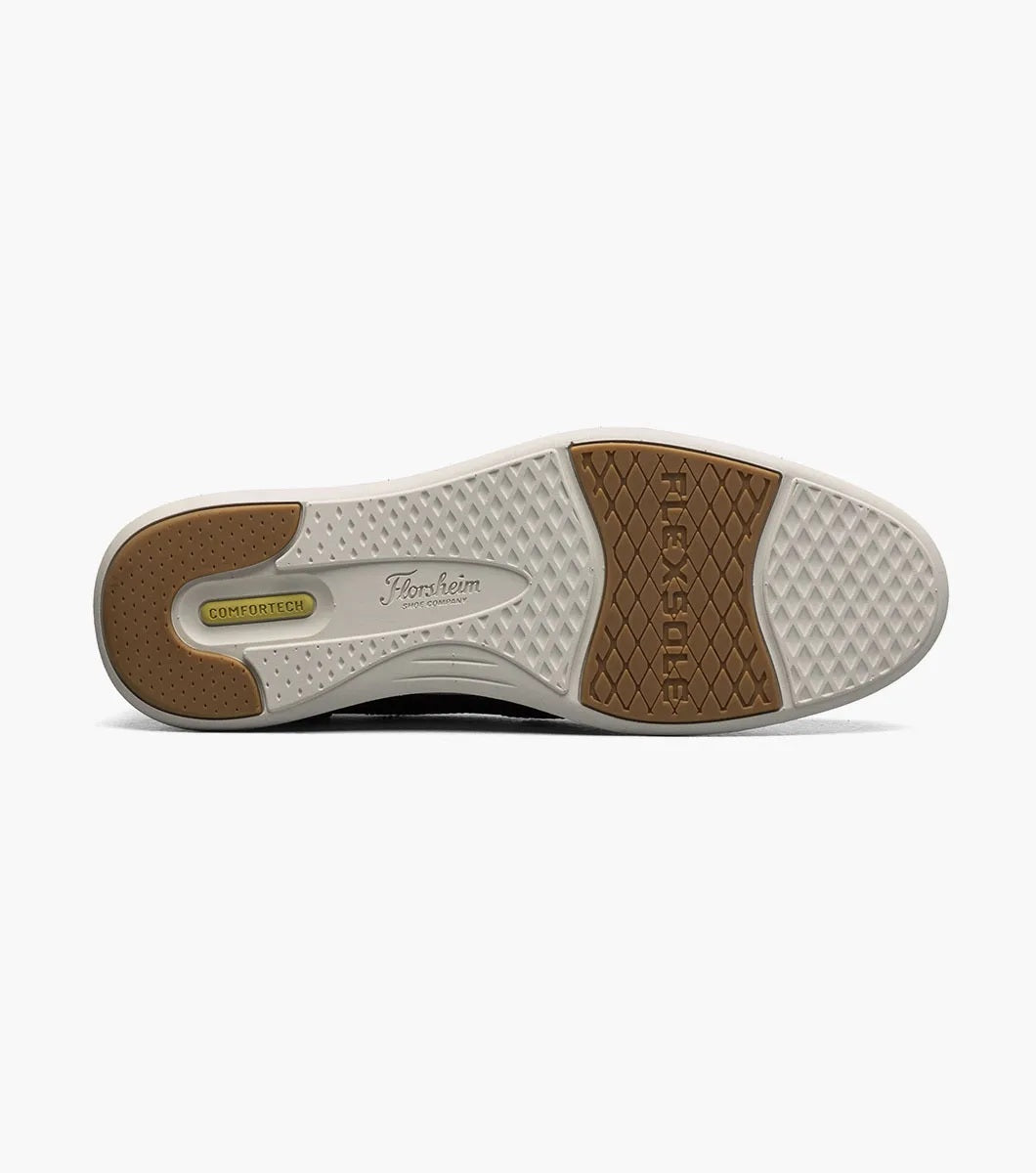 Florsheim Launch Knit Elastic Lace Moc Toe Slip On - Ice