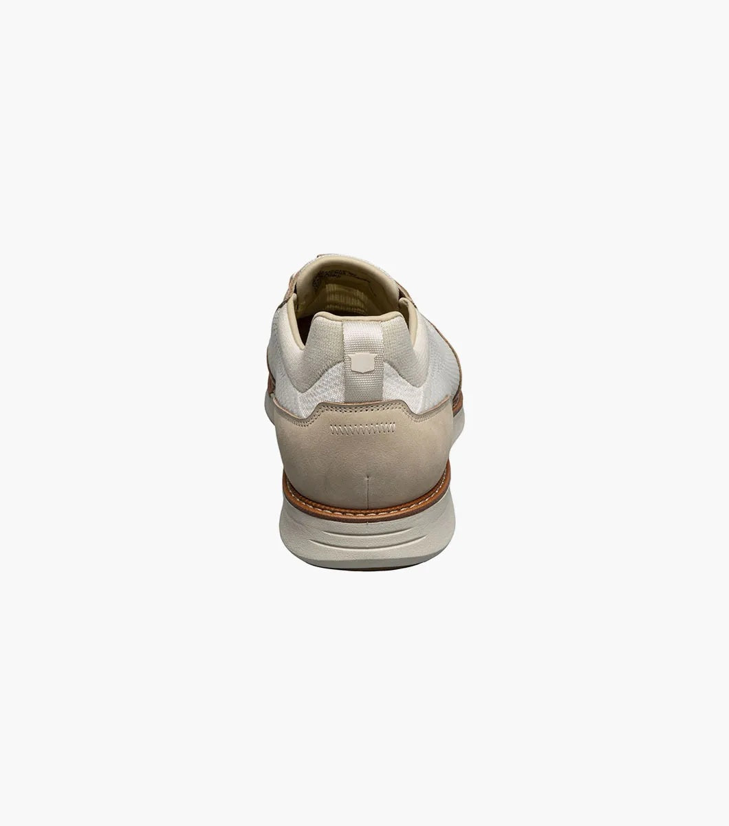 Florsheim Launch Knit Elastic Lace Moc Toe Slip On - Ice