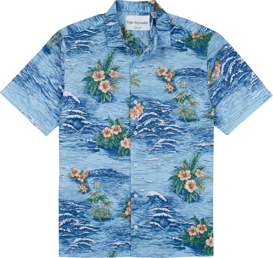 Tori Richard 'Etched Scenic' Cotton Lawn Shirt