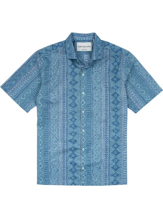 Tori Richard 'Tori Tapa' Cotton Lawn Shirt