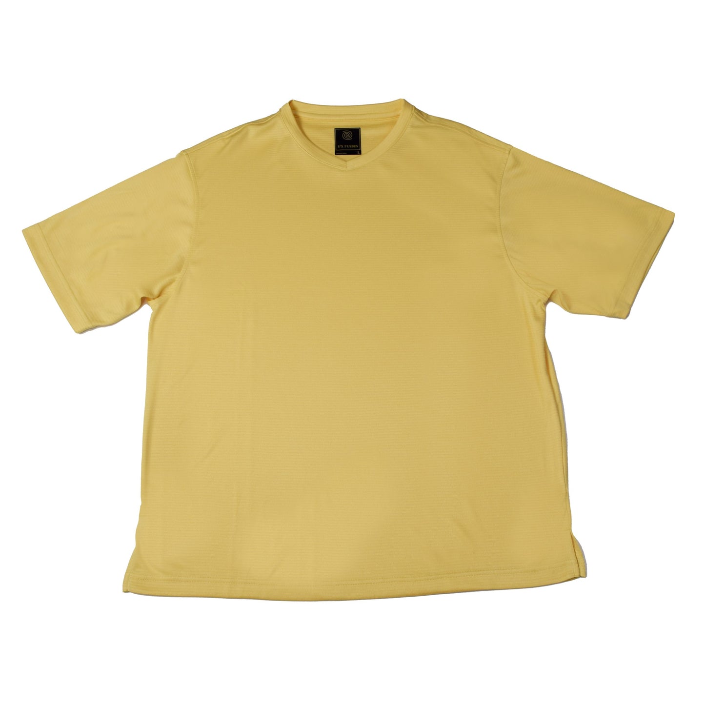 FX Fusion Solid Tonal Short Sleeve V-Neck Tee