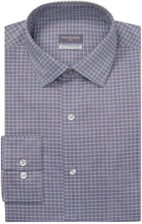 Van Heusen Tall Fit Ultra Wrinkle Free Stretch Dress Shirt