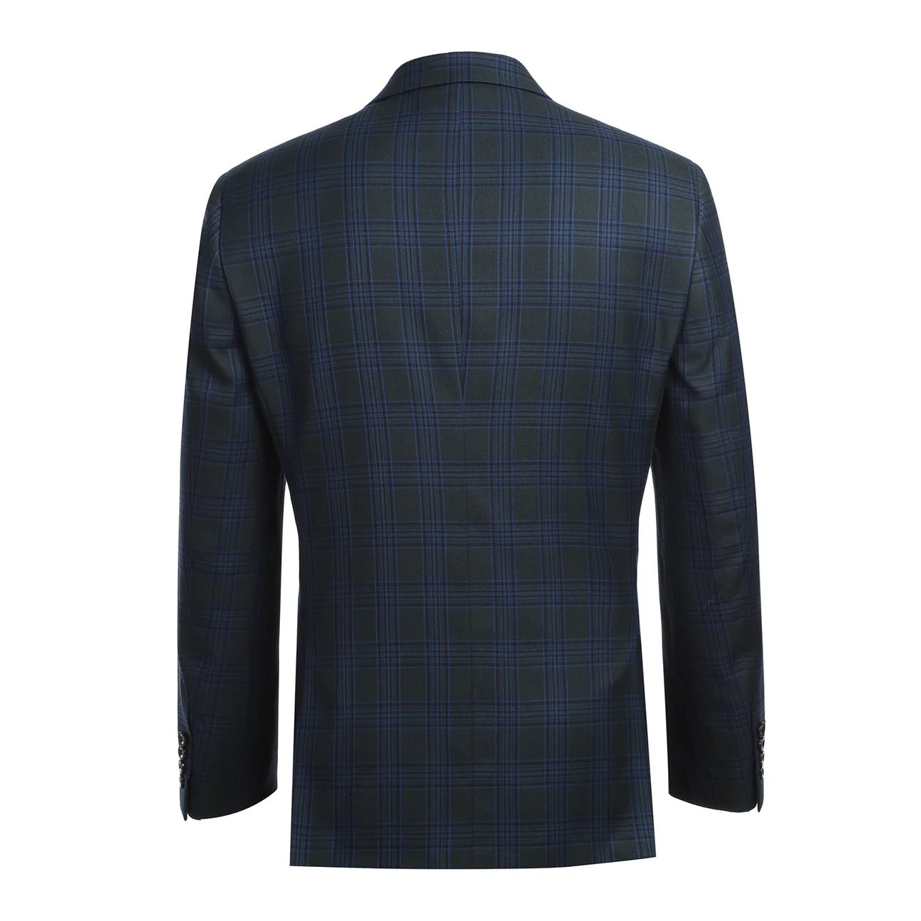 Renoir Green Plaid Slim Fit Sport Coat