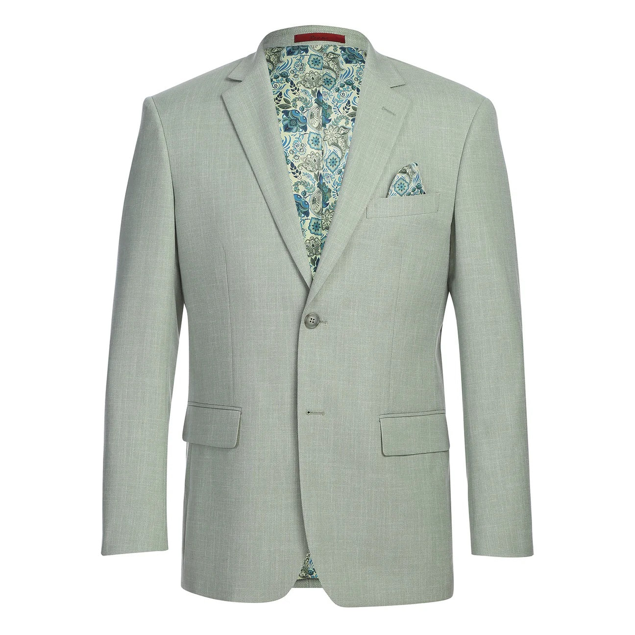 Renoir Light Green Slim Fit Sport Coat