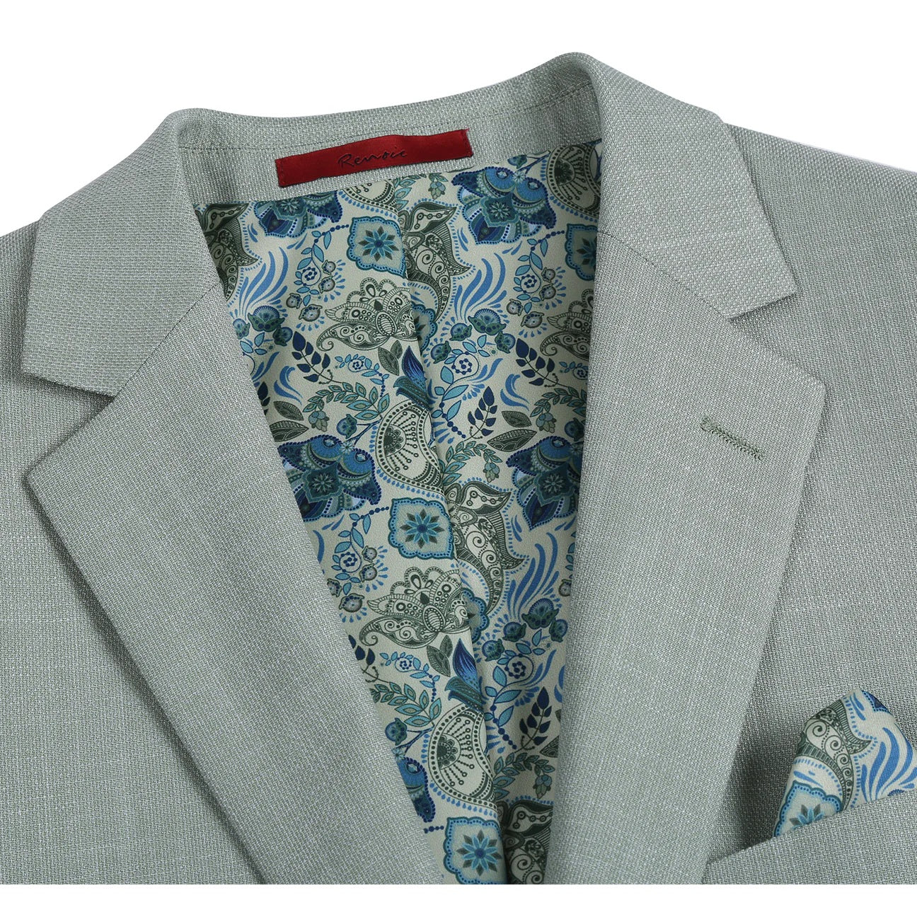Renoir Light Green Slim Fit Sport Coat