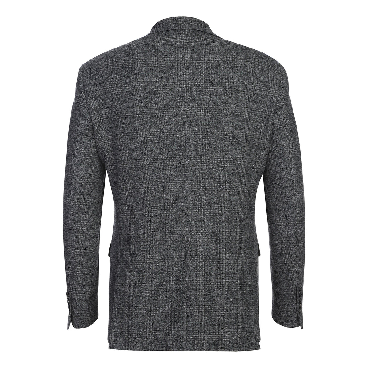 Renoir Charcoal Plaid Slim Fit Sport Coat