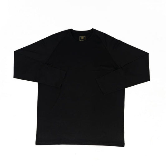FX Fusion Solid Color Long Sleeve Crew Neck Tee