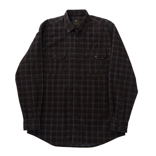 FX Fusion Reverse Cord Plaid Button Down Shirt