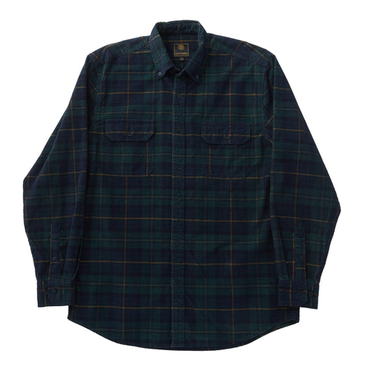 FX Fusion Reverse Cord Plaid Button Down Shirt